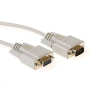 Act Serial 1:1 connection cable 9 pin D-sub male to 9 pin D-sub female 15m Ivory AK2321
