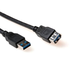Act USB 3.0 A male to USB A female 2m Black  SB3043 kábel és adapter