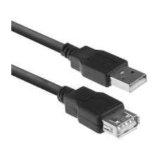 Act Usb-A hosszabbító kábel, 1,8 méter, fekete (Ac3040) kábel és adapter