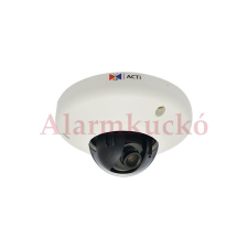 ACTI E97 IP Mini Dome kamera, beltéri, 10MP(3648x2736), 3,6mm, H264, WDR, DNR, SD, PoE, vandálbiztos megfigyelő kamera