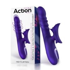 Action No. Fourteen fel-le mozgó vibrátor, klitoriszággal vibrátorok