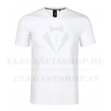  Action V-neck700 férfi póló - Fehér férfi póló