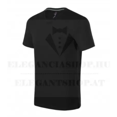 Action V-neck700 férfi póló - Fekete