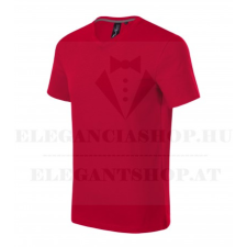  Action V-neck700 férfi póló - Piros férfi póló