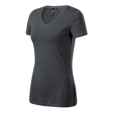 Action V-neck póló női light anthracite 2XL női póló