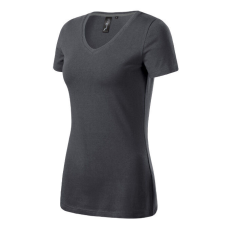  Action V-neck póló női light anthracite L