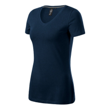 Action V-neck póló női tengerészkék S női póló