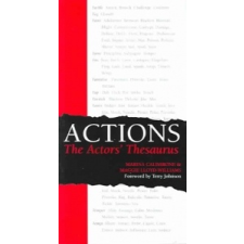  Actions: The Actors' Thesaurus – Marina Calderone idegen nyelvű könyv