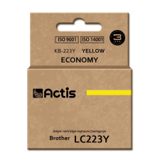 ACTIS (Brother LC223Y) Tintapatron Sárga (KB-223Y) nyomtatópatron & toner