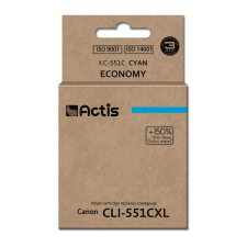 ACTIS (Canon CLI-551C) Tintapatron Kék (KC-551C) nyomtatópatron & toner