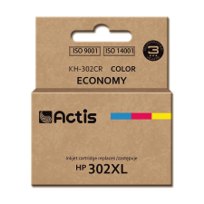 ACTIS (HP 302XL F6U67AE) Tintapatron Tricolor nyomtatópatron & toner