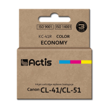 ACTIS KC-41R tintapatron 1 dB Kompatibilis Standard teljesítmény Cián, Magenta, Sárga nyomtatópatron & toner