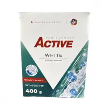 Active Active mosópor white - 400g tisztító- és takarítószer, higiénia