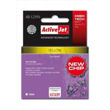 ActiveJet AB-123YN Tintapatron Sárga 10 ml Brother LC123Y LC121Y (EXPACJABR0041) nyomtatópatron & toner