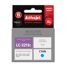 ActiveJet (Brother LC3213C) Tintapatron Cián (AB-3213CN) nyomtatópatron & toner