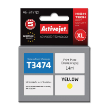 ActiveJet (Epson 34XL T3474) Tintapatron Sárga (AE-34YNX) nyomtatópatron & toner
