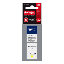 ActiveJet (HP 3YL83AE 912XL) Tinta Sárga (AH-912YRX) nyomtatópatron & toner