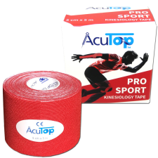 ACUTOP Pro Sport Kineziológiai Tapasz 5 cm x 5 m Piros gyógyászati segédeszköz