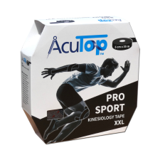 ACUTOP Pro Sport XXL Kineziológiai Tapasz 5 cm x 35 m Fekete gyógyászati segédeszköz
