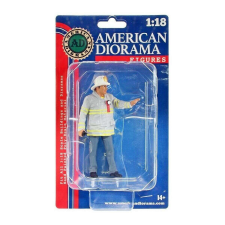  AD76318 Fire Fighter Fire Captain figura modell kiegészítő 1:18 makett