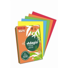 Adagio Intenzív mix, A4, 80 g, Adagio &quot;REY&quot; színes másoló-, nyomtatópapír (5x100lap, intenzív szín) fénymásolópapír