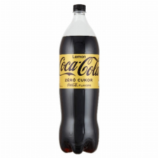 ADALÉKMENTESEN KFT. Coca-Cola Zero cola- és citromízű energiamentes szénsavas üdítőital édesítőszerekkel 1,75 l üdítő, ásványviz, gyümölcslé