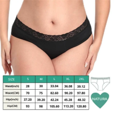  Adalet Natura Super - menstruációs bugyi (fekete) intim higiénia