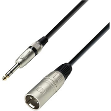 Adam Hall XLR M - Jack Jack 6,3 mm M kábel és adapter