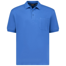 Adamo férfi póló póló 139311 oversize, Kék 3XL