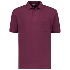 Adamo férfi póló póló KENO oversize, 4XL Bordeaux férfi póló