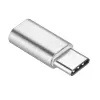  Adapter Micro USB / USB TYPE C (USB-C) - ezüst