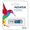 ADATA 16 GB Pendrive USB 2.0 C008 Capless Sliding (fehér-kék)