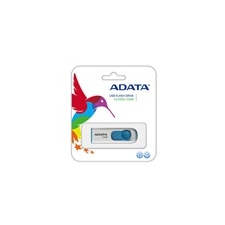 ADATA 16 GB Pendrive USB 2.0 C008 Capless Sliding (fehér-kék) pendrive