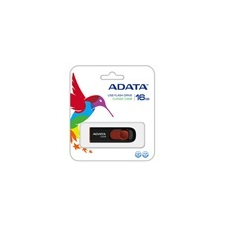 ADATA 16 GB Pendrive USB 2.0 C008 Capless Sliding (fekete-piros) pendrive