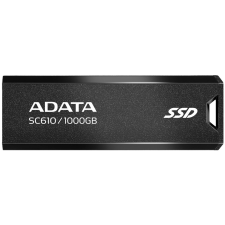 ADATA 1TB SC610 USB 3.2 Gen2 Külső SSD - Fekete (SC610-1000G-CBK/RD) merevlemez