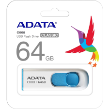 ADATA 64GB fehér pendrive (AC008-64G-RWE) pendrive