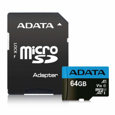 ADATA ADATA - microSD Premier 64GB + adapter - AUSDX64GUICL10A1-RA1 (AUSDX64GUICL10A1-RA1) memóriakártya
