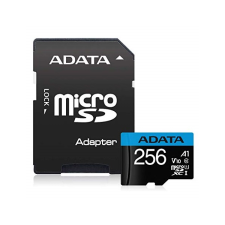 ADATA memóriakártya microsdxc 256gb + adapter uhs-i cl10 (100/25 ausdx256guicl10a1-ra1 memóriakártya