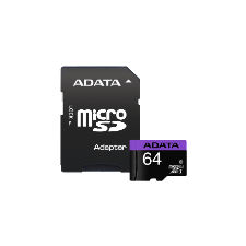 ADATA Micro Sdxc kártya 64Gb class 10 Uhs-I  (Ausdx64Guicl10-Ra1) memóriakártya