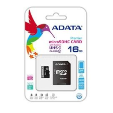 ADATA MicroSDHC 16GB + Adapter UHS-I CLASS 10 (AUSDH16GUICL10-RA1) memóriakártya