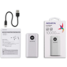 ADATA P10000QCD Power Bank 10000mAh fehér (AP10000QCD-DGT-CWH) power bank