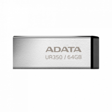 ADATA Pendrive 64GB, UR350 USB 3.2, fémházas, fekete pendrive