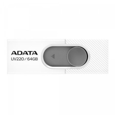 ADATA Pendrive, 64GB, USB 2.0, ADATA "UV220", fehér pendrive