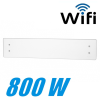 Adax Clea WiFi L elektromos fűtőpanel 800W, fehér