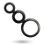 Addicted Toys RINGS SET FOR PENIS BLACK TPR