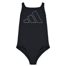 Adidas 1 részes fürdőruhák BIG BARS SUIT G Fekete 9 / 10 éves gyerek fürdőruha