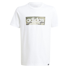 Adidas B Camo Lin T IW1372 Kids póló, fehér 164 gyerek póló