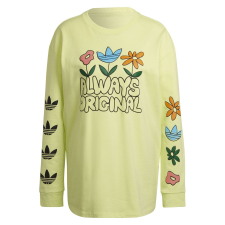 Adidas Blúz Adidas Graphic Ls HC5428 Női Sárga 36 női pulóver, kardigán