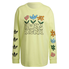 Adidas Blúz Adidas Graphic Ls HC5428 Női Sárga 38 női pulóver, kardigán