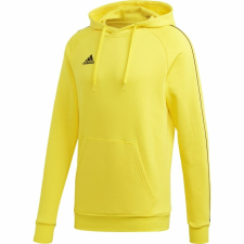 Adidas Core 18 férfi kapucnis pulóver, sárga, M férfi pulóver, kardigán